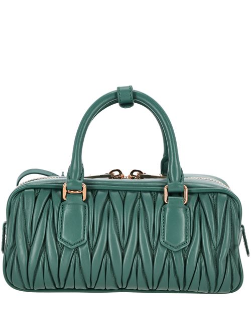 Turquoise blue-green  matelassé bag MIU MIU | 5BB142V-OOTN88F0K41